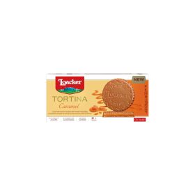Loacker Tortina Caramel Chocolate Biscuits
