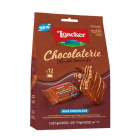 Loacker Chocolaterie Milk Chocolate Wafers