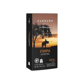 Carraro Le Monorigini Ethiopia Nespresso Compatible Coffee Capsules