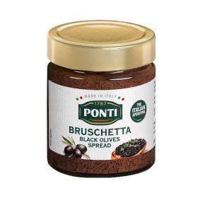 Ponti Bruschetta Black Olives Spread