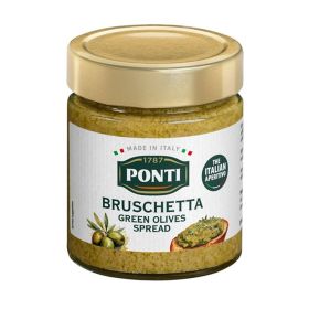 Ponti Bruschetta Green Olives Spread