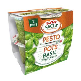 Sacla Basil Pesto Sauce Pots
