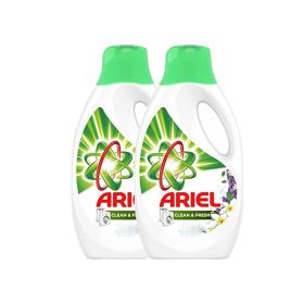 Ariel Clean & Fresh Liquid Laundry Detergent For Front & Top Load 1.8L