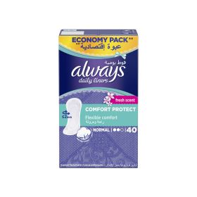 Always Comfort and Protect Fresh Scent Daily Liners