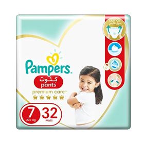Pampers Size 7 Premium Care Pants Diapers