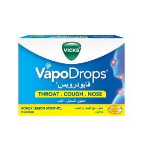 Vicks Vapo Drops Honey Lemon Lozenges