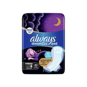 Always Maxi Thick Night Sanitary Pads with Wings