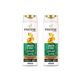 Pantene Pro-V Smooth & Silky Shampoo Twin Pack