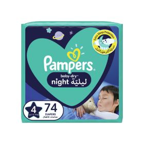 Pampers Baby Dry Night Diapers Size 4