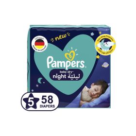 Pampers Baby Dry Night Diapers Size 5