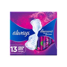 Always Radiant Ultra Thin Large Sanitary Pads