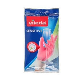 Vileda Sensitive Durable Reusable Gloves Small