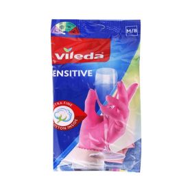Vileda Sensitive Medium Extra Fine Latex Gloves