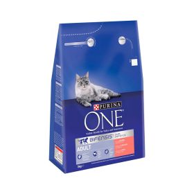 Purina One Adult Cat Food with Salmon & Whole Grains
