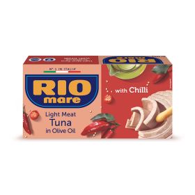 Rio Mare Light Meat Tuna with Chili in Oil