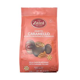 Zaini Milk Chocolate Eggs with Caramel Cream Filling