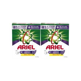 Ariel Lavender Scent Automatic Laundry Detergent Powder For Front & Top Load 2.5KG