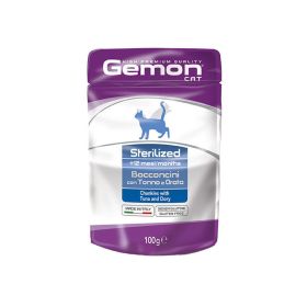 Gemon Chunky Tuna & Dory Sterelized Wet Food For Cat