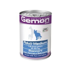 Gemon Chunky Tuna & Salmon Wet Food For Adult Medium Dog