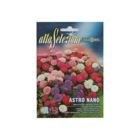 Alta Flower Aster Dwarf Marveille Mixed Seeds