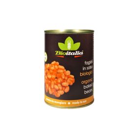 Bioitalia Baked Beans In Tomato Sauce