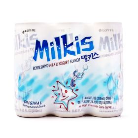 Lotte Milkis Refreshing Milk & Yogurt Flavor Carbonated Drink