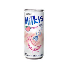 Lotte Milkis Peach Carbonated Drink 250ml