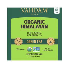 Vahdam Tea Organic Himalayan Green Bag 