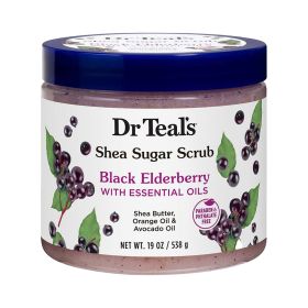 Dr Teal's Black Elderberry Shea Body Scrub 