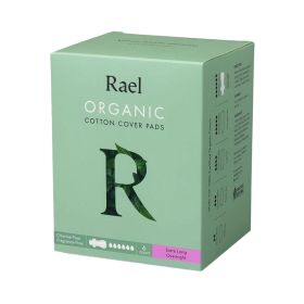 Rael Organic Cotton Cover Pads Extra Long Overnight