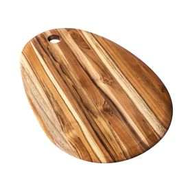 Teakhaus 41CM Elegant Oval Teakwood Cutting Board