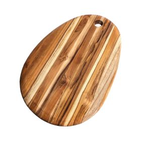 Teakhaus 47CM Elegant Oval Teakwood Cutting Board