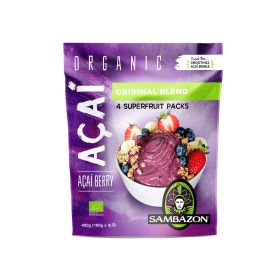Sambazon Organic Acai Berry Original Blend 4 Superfruit
