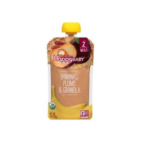 Happy Family Banana-plums & Granola Pouch 