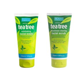 Beauty Formula Tee Tree Facial Wash and Facial Scrub