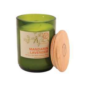 Paddywax Mandarin & Lavender Candle Eco Glass With Lid