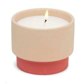 Paddywax Amber and Smoke Black Tan Ceramic Candle