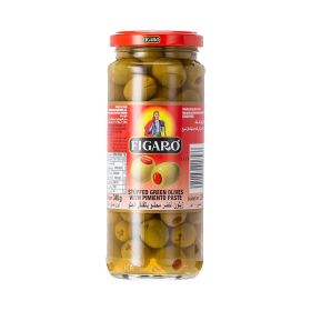Figaro Stuffed Green Olives With Pimiento Paste