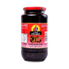 Figaro Sliced Black Olives