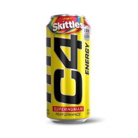 C4 Zero Sugar Superhuman Performance Skittles Energy Drink 473ML