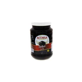 Acorsa Whole Plain Black Olives