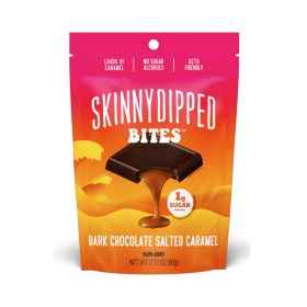 Skinny Dipped Dark Chocolate Salted Caramel Bites