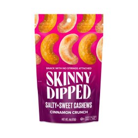 Skinny Dipped Salty And Sweet Cinnamon Crunch Cashews