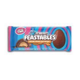Mr Beast Feastables Creamy Peanut Butter Egg Chocolate Bar