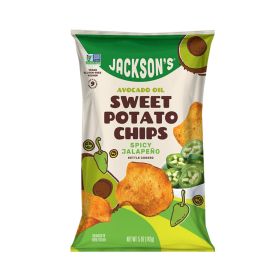 Jackson's Kettle Cooked Spicy Jalapeno Sweet Potato Chips with Avocado Oil