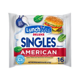 Lunchitas Deluxe Singles American Pasteurized Cheese