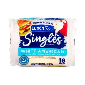 Lunchitas Singles White American Cheese