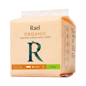 Rael Oranic Cotton Cover Panty Liners Long