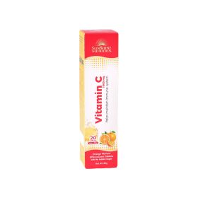 Sunshine Nutrition Vitamin C 1000mg Orange Flavour Effervesent