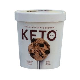 Keto Pint Triple Chocolate Brownie Ice Cream